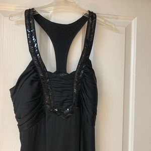 Antonio Melani black maxi dress.